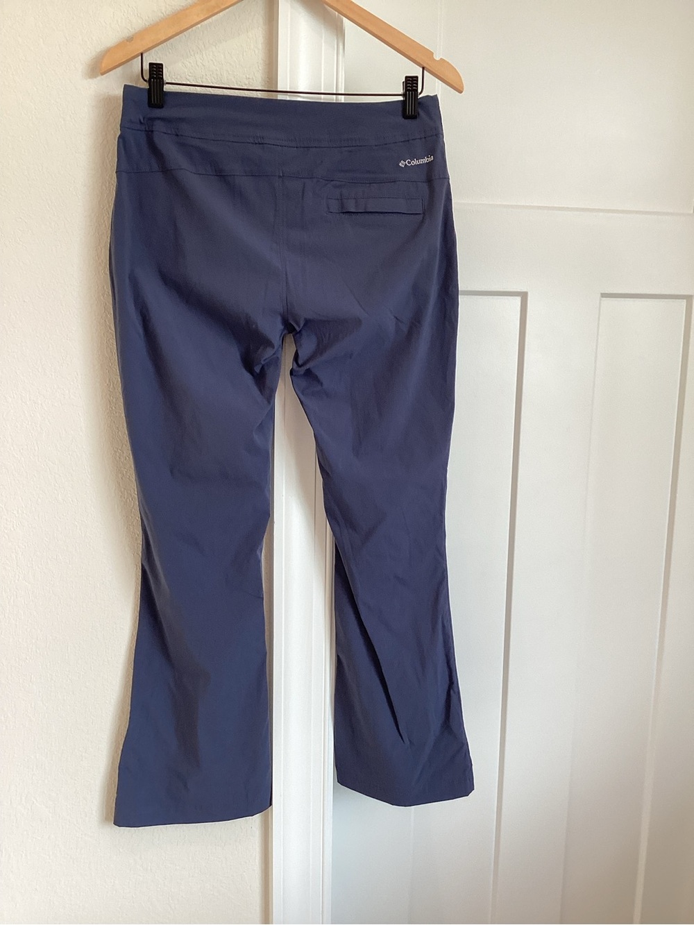 Columbia Mid Rise Bootcut Flare Hiking Pants Size 6 Short Blue-Gray - Picture 11 of 12